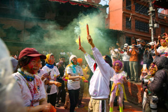 The Joy of Holi in Basantapur (Photos)