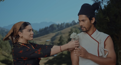 Basanta Bishwokarma and Melina Rai's New Folk Song 'Buki Phool' Released, Garners Audience Love in Short Time
