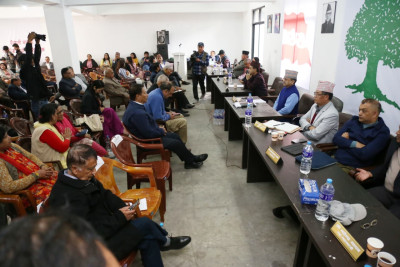 Nepali Congress Central Working Committee Meeting Resumes After Three-Day Break