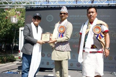 Film Director Dalprasad Lingden Honored in the USA