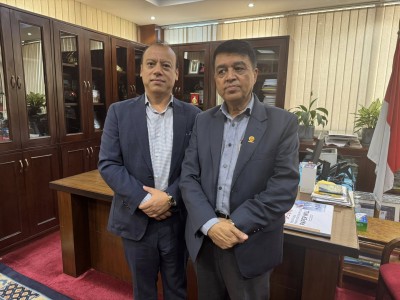 Discussion Between NRN President Shrestha and FNCCI President Dhakal on ‘NRN Investment Summit’