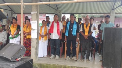 Teej Milan Program Held in Pathari Shanishchare