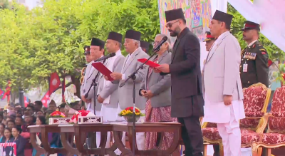 Newly Appointed Prime Minister Balen Shah Takes Oath