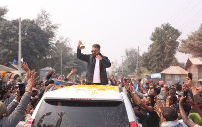 Balen's Madhesh Visit: Supporter Crowd So Large That Balen Himself Asked How to Get Out