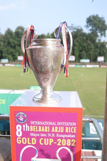 Sahalesh Youth Club, Siraha Enters Semifinals of Arju Rice Major Late N.B. Rungmahang International Invitational Running Gold Cup