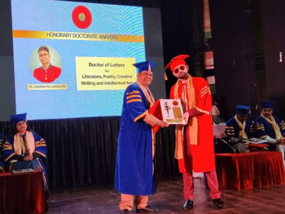 Record-breaking Dr. DR Upadhyaya Conferred with Ninth Honorary Doctorate