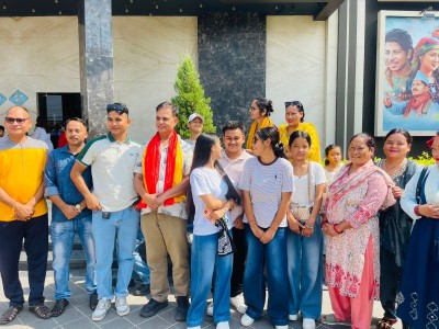 Hari Bahadur's Jutta' Team in Nepalgunj, Crowd of Audience to Watch the Film with Haribansha