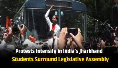 Protests Intensify in India’s Jharkhand: Students Surround Legislative Assembly