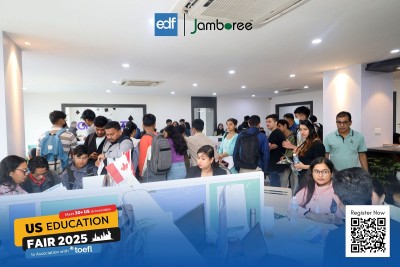 EDF Jamboree Hosts Nepal's Biggest US Education Fair with 30+ American Universities