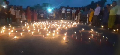 Candlelight Vigil in Tallo Gagangaunda in Memory of Those Who Lost Their Lives in the Gen Z Movement