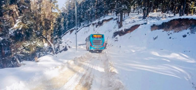 Karnali Highway Reopens After Snowfall (Photos)