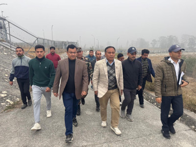 Minister Kulman Ghising Inspects Mahakali Irrigation Project