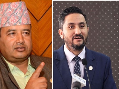 "Mahesh Basnet's Sarcastic Congratulations to Minister Kharel, Alleging a 'Return to the Old Government's Line'!"