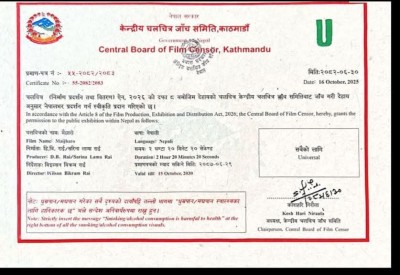 Wilson Bikram Rai's 'Maijaro' Gets 'Universal' Certificate, All Ages Can Watch