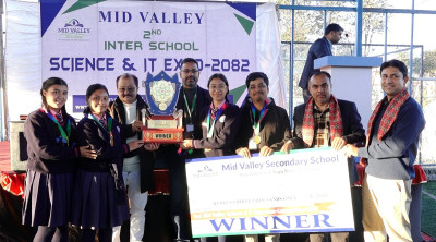 Glad Stone Academy Secures First Place in Exhibition Organized by Mid Valley School