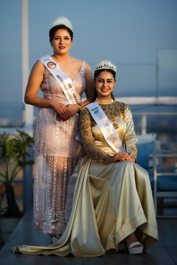 Divya and Durga Crowned 'Miss and Mrs. Heritage International Nepal'