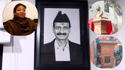 Nabindra Raj Joshi’s Statue Vandalized: Sapana Raj Bhandari Vows to Carry on His Legacy