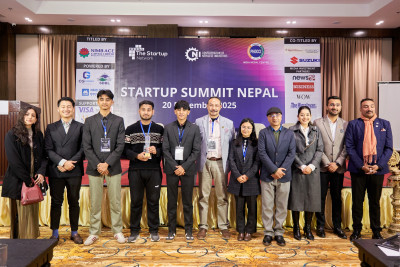 Students from Nepal Engineering College Win Title at Startup Summit