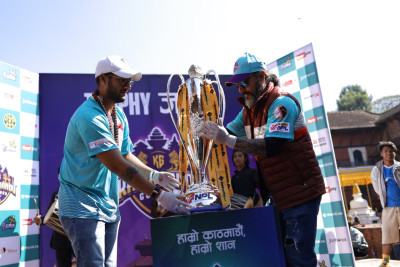 Nepal Premier League Trophy Tour Reaches Patan Durbar Square