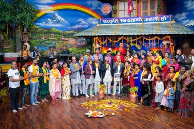 Actresses Keki and Anjana Play 'Deusi Bhailo' for 'Paran' Movie