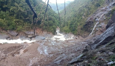 Dolakha Flood: One Missing, Four Workers Trapped as Sipring Khola Hydropower Dam Damaged