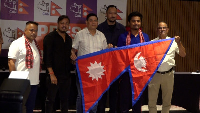 Nepali Team Bid Farewell for World Cup League-2 Tri-Series