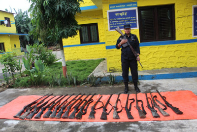 18 Muzzle-Loading Guns Recovered from Three Locations in Surkhet