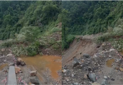 Landslides Disrupt Major Highways: Prithvi and BP Highways Completely Blocked