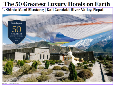 Shinta Mani Mustang Named the World’s Top Luxury Resort