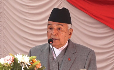 "The election on Falgun 21 is essential for democracy, the country, and the people: President"