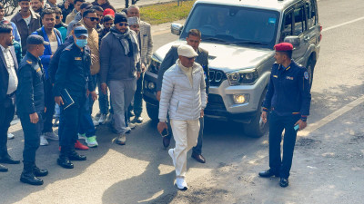 Ramesh Lekhak Appears Before Investigation Commission for Statement (Photos)