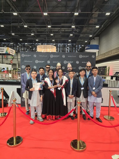 Nepali Youth Achieve Historic Success at Global Robotics Challenge in Geneva