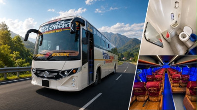 Now Washroom Inside the Bus, Rudrashakti Travels Launches Well-Equipped Service
