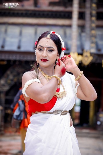 Singer Sarita Bharti’s Radha Avatar, Busy with Teej and New Folk Songs
