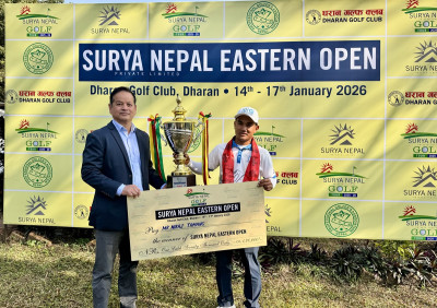 Niraj defends Surya Nepal Eastern Open title