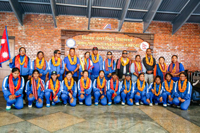 Visually Impaired Women's Cricket Team Returns Home After T20 World Cup
