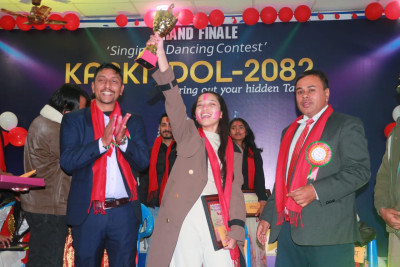 Kaski Idol Titles to Rojita and Shikha
