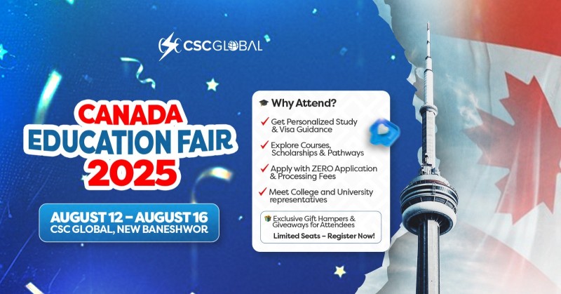Canada Education Fair to be Held in New Baneshwor from August 12–16