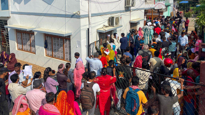 Enthusiastic Public Turnout for Voter Registration at Provincial Election Office in Janakpurdham