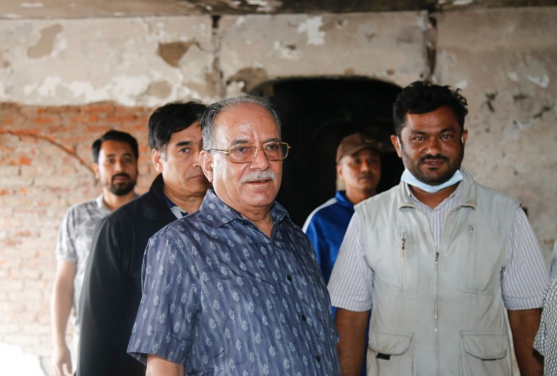 Prachanda Makes First Public Appearance After Zen Z Movement Incident