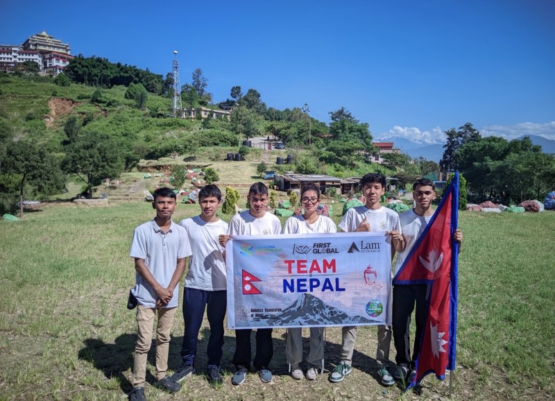 TEAM NEPAL Aiming Medals in 2025 FIRST Global Challenge: National Team to Compete Against 190 Countries