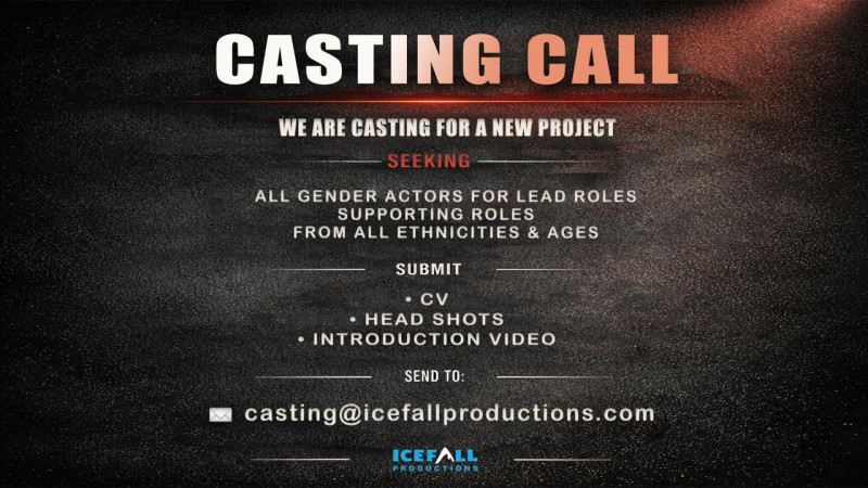 Icefall Productions Seeking Actors for New Projects