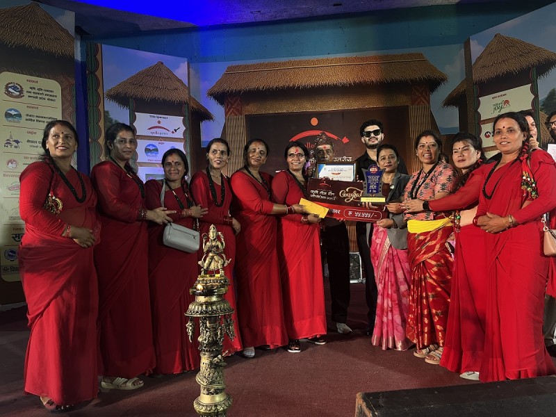 Gorkha Wins Gandaki Province-Level Agricultural Teej Song Competition