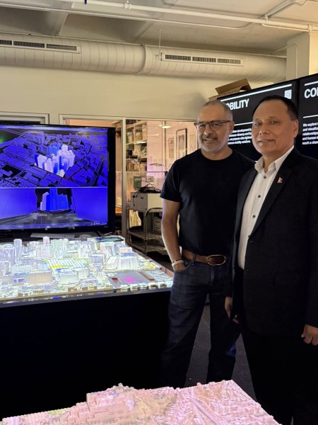 Kulman Ghising Consults MIT Professor on Smart City Planning