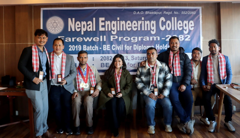 Nepal Engineering College Bids Farewell to BDH Batch of 2019