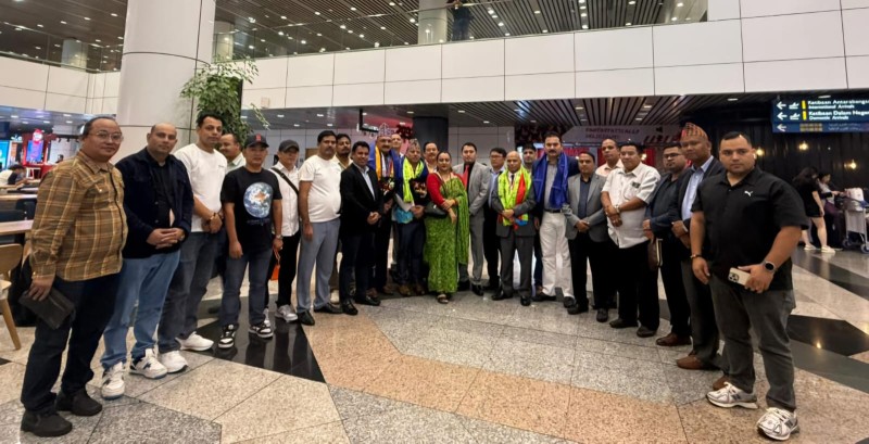 Shrestha and Congress Spokesperson in Kuala Lumpur for NRNA Malaysia Convention