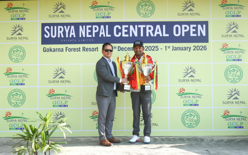 Surya Nepal Central Open concludes,Amateur Rahul defends title, beats pro Jayram by 14 shots