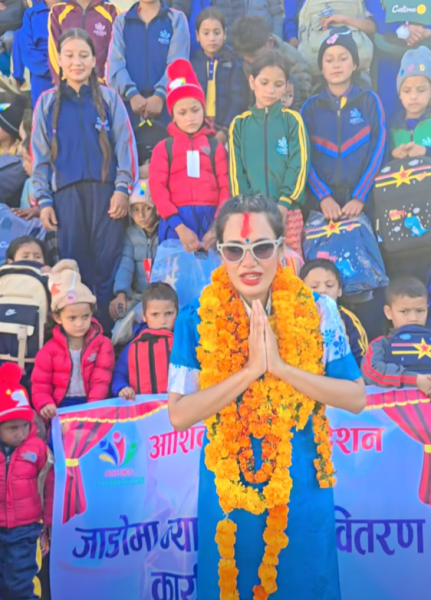 Ashika Foundation's 'Warm Clothes for Winter Campaign': 206 Children at Kadamandu School Benefited