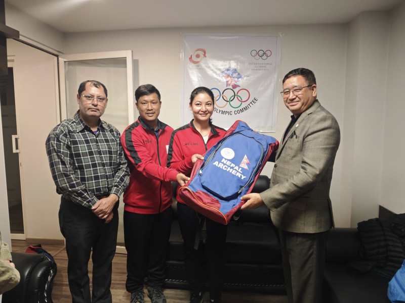 NOC Chief Sends Off Archers with Best Wishes for Dhaka Tournament