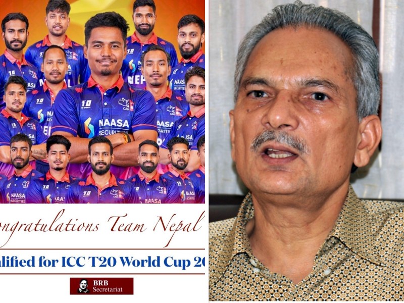Sweet Victory Amidst Geo-Political Crisis: Bhattarai's Best Wishes to the Nepali Team, with a Message to the Youth